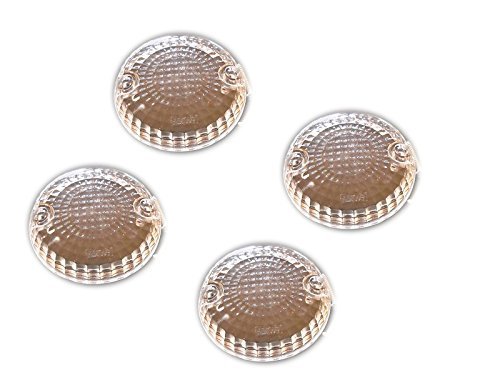 Motopart Indicator Glass Set of 4 (White Checked) Model_11