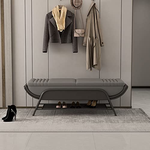 Banc à chaussures d'entrée pour un couloir élégant et ordonné de 80 cm