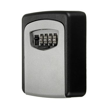 Generic Zinc Alloy Wall Mount Key Box with Combination Lock Safe Storage Keys