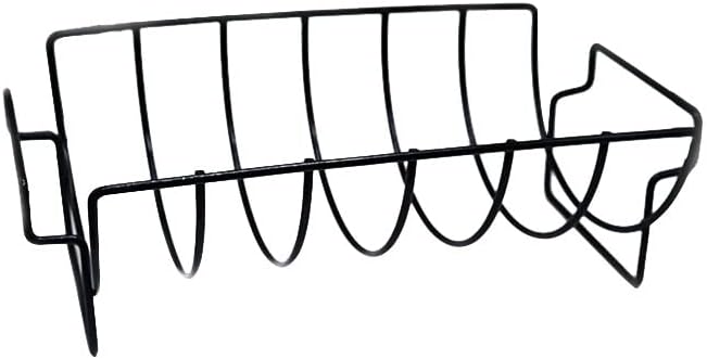 14 Inch Outdoor BBQ Grill Reversible Non Stick Rib Roast Rack for Grilling