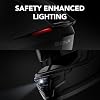Sena Phantom and ANC Full Face Smart Motorcycle Helmet with Integrated Communications, LED Lighting, and 2nd Generation Sound by Harman Kardon