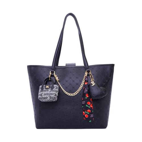 Bolso Tote Juicy Couture More is More con monograma miniatura 1
