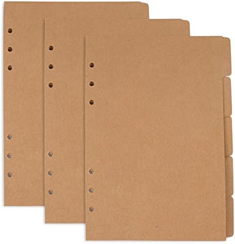 6pc Filofax A4 Blank Index Refill Note/Memo Divider Tab File Organiser - View #4