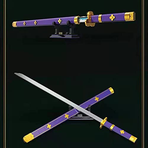 Ninja Weapons Modellbausatz Bauspielzeug 790 Teile Klemmbausteine Spielzeugschwert Sunwheel Sword Mit Schwertständer… – Bild 4