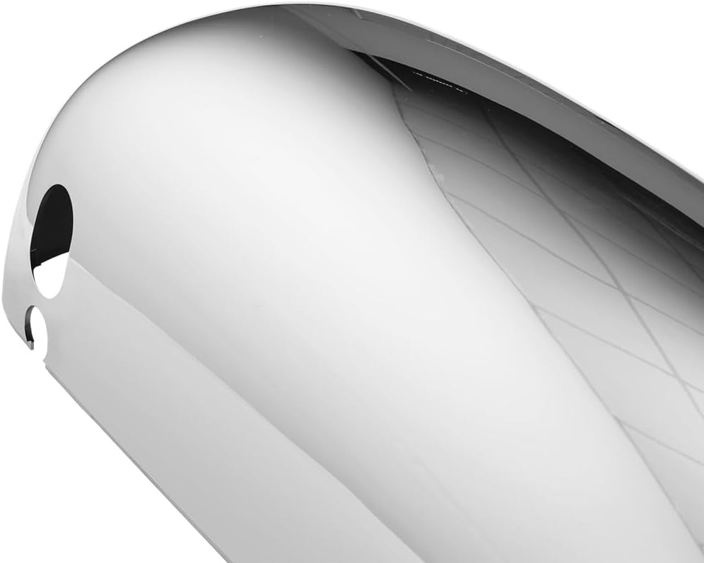 Yuanone Chrome Door Mirror Cover for 2008-2019 Peterbilt 389 Trucks, Left/Driver and Right/Passenger Side