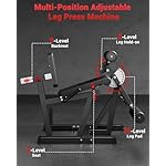 Garvee Leg Extension and Curl Machine, 4-in-1 Leg Press Machines for Home Gym, 700Lbs Weight Capacity Adjustable Workout Equipment, Exercise Bench for Lower Body (Red and Black) - Image 4