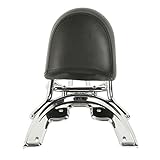 SLMOTO Sissy Bar Backrest Luggage Rack & Baseplate Fit for Harley V-Rod 02-06 VRSCSE 05