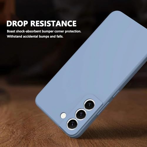ULXITEYU Soft TPU Slim Case for Samsung Galaxy S22 Plus, Lightweight, Snug Fit, Drop-Resistant, Shock-Absorbent, Scratch-Resistant, Grass Gray - image 3