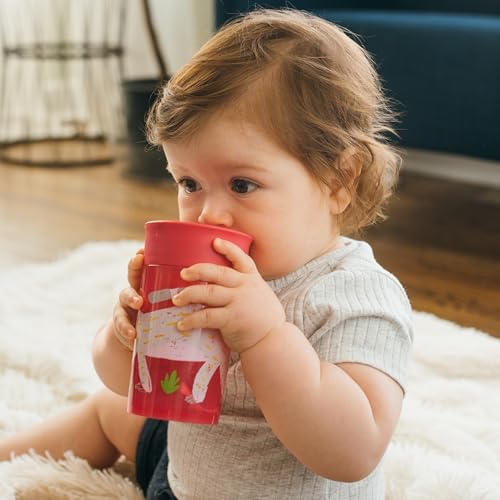 Dr. Brown's Milestones Cheers360 Cup, Pink & Red, 10 oz, 2 PK