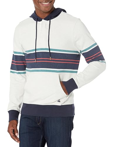 Brooks Brothers Men's Long Sleeve Chest Stripe Rugby Hoodie