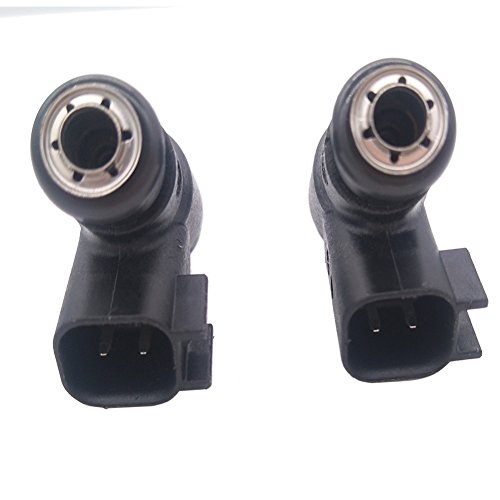 Jesben 2 Pcs Fuel Injectors 3 Holes 27625-06 4.9 G/S (Grams Per Second) Replacement For Harley Davidson Motorcycle 25 Degree Parts Number 27654-06 #TOP2