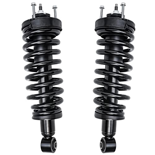 Image of Detroit Axle - 8pc Struts Kit for 2003-2011 Mercury Grand Marquis Ford Crown Victoria Lincoln Town Car, Front Rear 4 Struts with Coil Spring Assembly 4 Sway Bars Replacement Suspension