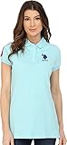 U.S. Polo Assn. Juniors' Stretch Pique Dot-Print Polo Shirt