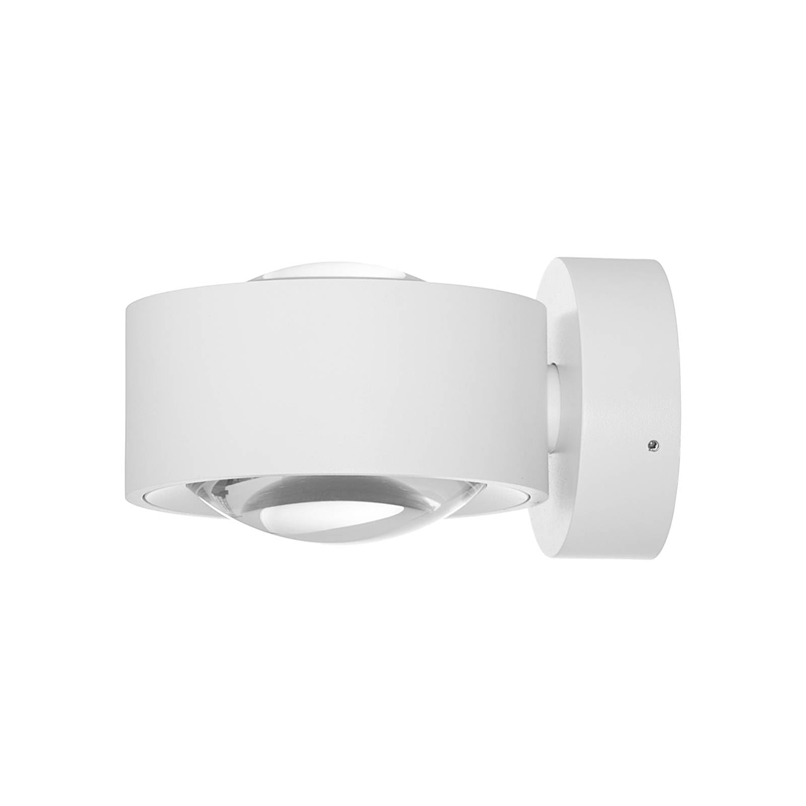 Arcchio LED Wandleuchte, Wandlampe Innen Rotari (Modern) in Weiß aus Aluminium (2 flammig) - Wandstrahler Wandbeleuchtung Schlafzimmer/Wohnzimmer Licht nach oben & unten Wohnzimmerleuchte