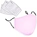 Produktbild Skang Unisex Staubschutz Baumwolle Mundschutz 3pcs Kohlefilter, Atmungsaktiv, Wiederverwendbare und Waschbare zum Laufen, Radfahren, Outdoor-Aktivitäten
