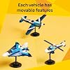 LEGO Creator 3 en 1 Avión de Carreras Juguete de Construcción - Juguete de Construcción con 3 Opciones: Avión, Avión de Combate o Helicóptero - Idea de Regalo para Niños, Niñas y Mayores de 7 Años - 31160 8