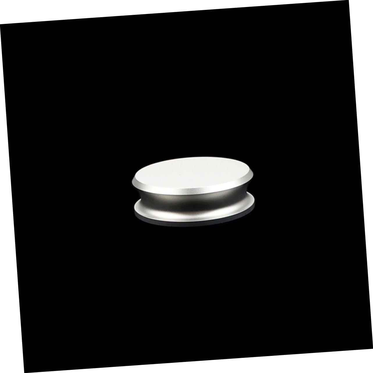 Stabilizzatore Bilanciato per Giradischi in Lega di Alluminio Argento | Riduzione delle Vibrazioni, Uso Semplice, Design Semplice e Linee Eleganti