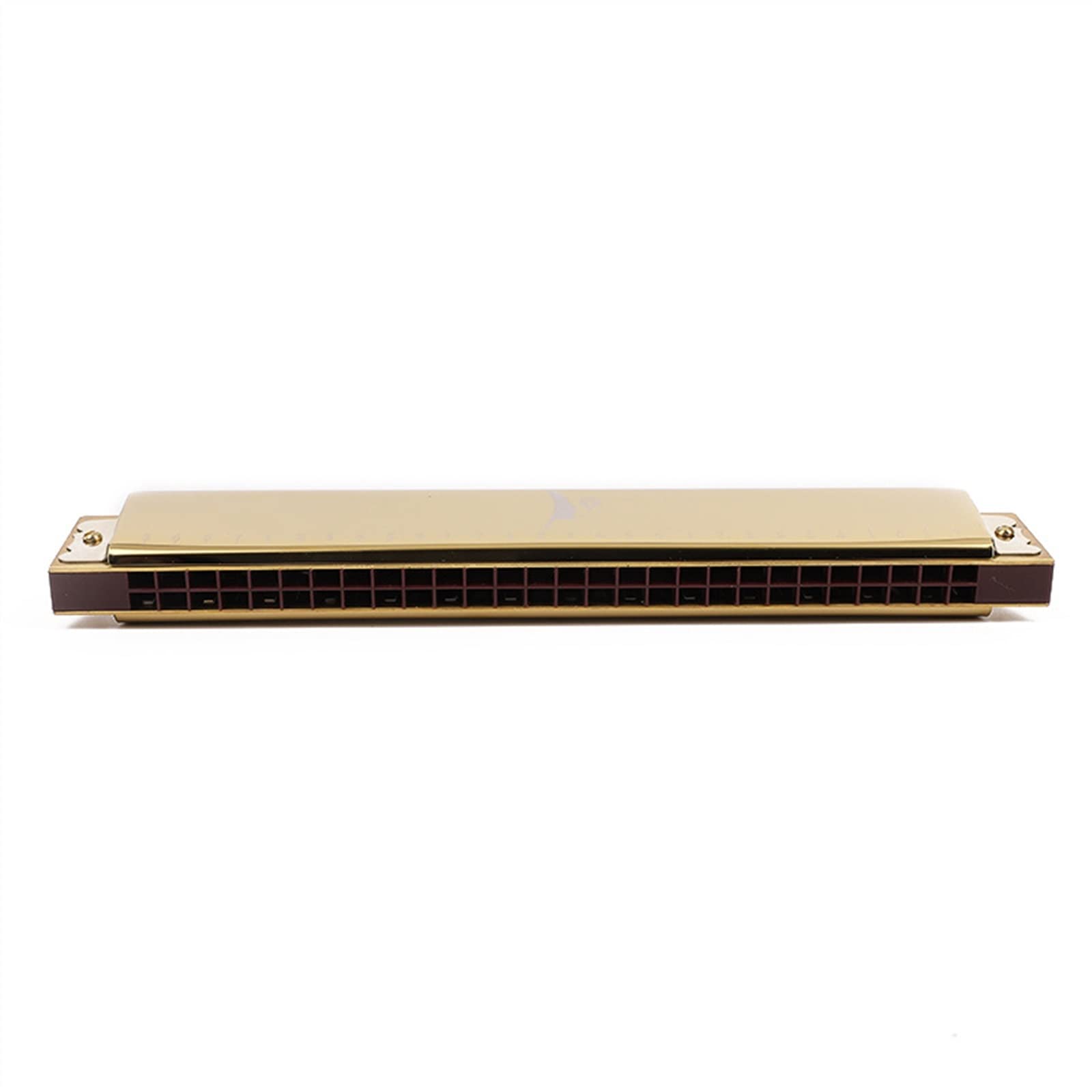 Armonica A Bocca Professionale Armonica Gli Studenti Adulti Principianti Ad Ampio Raggio A 28 Buche Suonano L'armonica Polifonica in Do (Color : Gold)