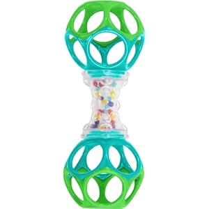 Bright Starts Oball Shaker Rattle Toy, Ages Newborn Plus 21 41 mELJ2LLL. SS300