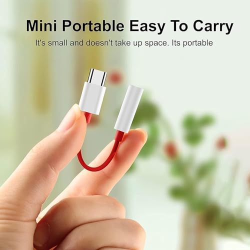 Image of One Plus USB Type C to 3.5mm Audio Jack, USB Type C, Headphone Converter Cable Jack Compatible with Oneplus 12 /12R 11 /11R 10pro /10T /10R 9 9t 7 7pro Nord (ONPLS Audio Jack)