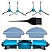 Produktbild REYEE Zubehör-Set für Cecotec Conga 3090 Staubsaugerroboter, 1 Hauptbürste & 1 Reinigungswerkzeug & 4 Seitenbürste & 2 Reinigungstuch, 8 Stück
