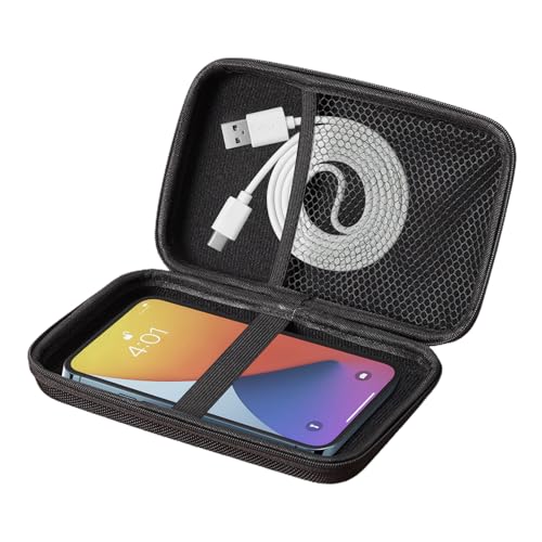 ZHUMCCY De Transporte para Disco Duro,Estuche Protector de EVA Anti Golpes para Viaje - Estuche de Viaje para Disco Duro Externo | para Accesorios, Baterías, Cables Y Tarjetas De Memoria