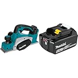 Makita XPK01Z 18-Volt LXT Lithium-Ion Cordless 3-1/4 in. Planer with BL1850B 18-Volt 5.0Ah LXT Lithium-Ion Battery