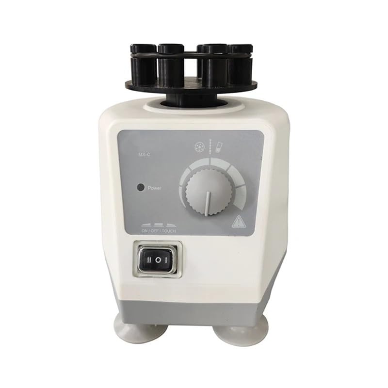 Vortex Mixer Zellwand-Brechmaschine 8 * 2ml Reagenzglas MX-C Hefe Bakterien Algen Vor-tex-Mischer Zelldisruptor Einstellbare Geschwindigkeit 0-3000rpm