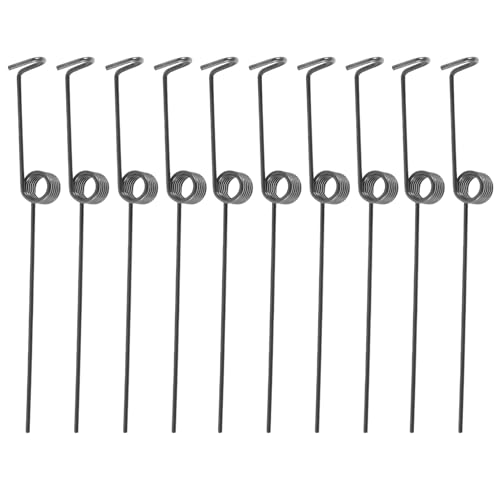 CLISPEED 5 Paires Ressorts pour Semoir Manuel à Pousse Manuelle Accessoires de Semoir à Maïs à Bec de Canard Compatibles Légumes Arachides Maïs Soja Outils de Plantation Ergonomiques pour