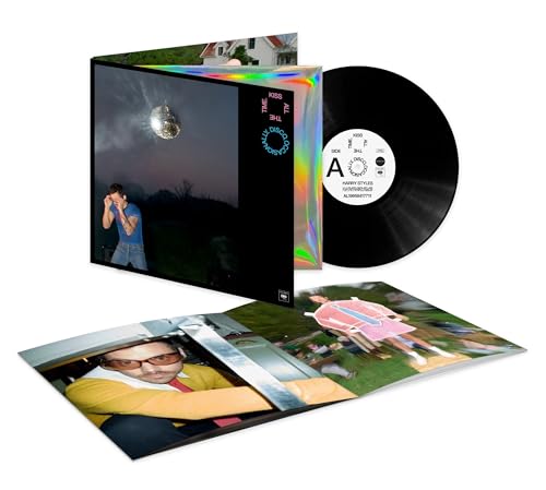 Album art for Harry Styles: Kiss All The Time. Disco, Occasionally. - Indie Exclusive Record Album - Includes 1 of 3 Poster Variants - Lyric Booklet - Limited Pressing - Vinyl LP by Harry Styles