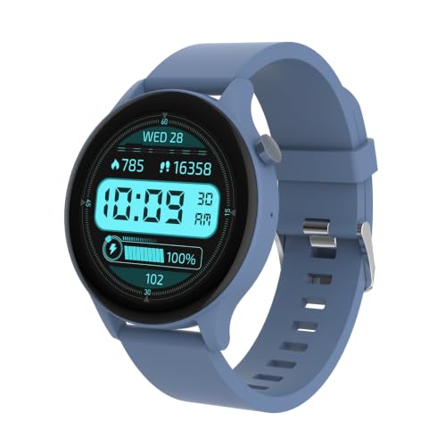 Smartwatch DCU GoodPeople azul para hacer llamadas en la oficina y medir tu salud