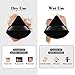 8Pcs of Triangular Powder Puff Makeup Sponges, Made of Super-soft Velvet, Designed for Contouring, Eye, and Corner, Beauty Blender Foundation Mixing Container.(Black)