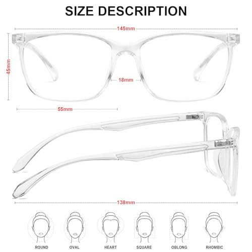 Image of Brigtlaiff Round Blue Light Blocking Glasses for Men Women, Computer Gaming TV Glasses Anti Eyestrain with Metal Frame