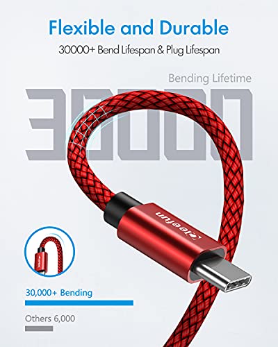 Image of CLEEFUN USB C to USB C Cable 1ft, 5-Pack C to C Cable Fast Charging 60W | Type C Charger for iPhone 17 16 15 Pro Max /Plus, Samsung Galaxy S26 S25 S24 Ultra, iPad /MacBook USBC to USBC Cord