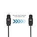 3-Pack Optical Audio Cable(6FT), Fiber Optic Cable with 24k Gold-Plated Connectors Digital Audio Cable Compatible with Home Theater, Sound Bar, TV, PS4, Xbox, Playstation, Digital Optical Audio Cable