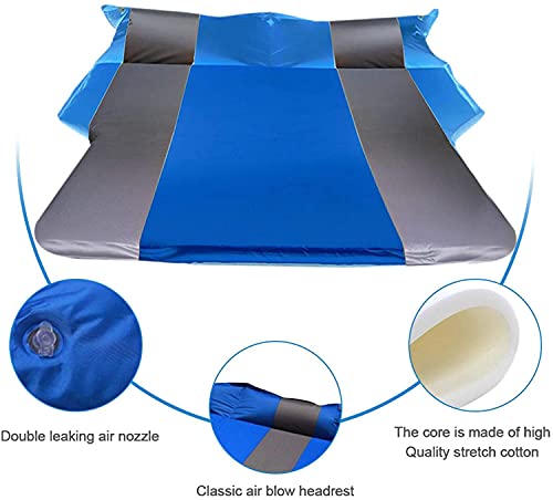 GJXJY Matelas Gonflable Voiture Coffre 2 Personnes Utilitaire Car Air Mattress avec Sac de Rangement Matelas Gonflable pour SUV Break Berline, 130 * 175 * 7cm – Image 6