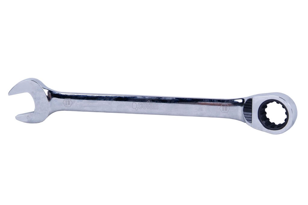 Cofan 09512023 Reversible Ratchet Combination Spanner, 09512034, 0.011V, 24 mm