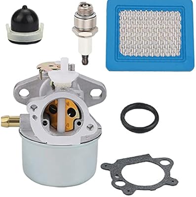 Carburetor Carb Replaces For Troy-Bilt 47291 CSV060 CSV-060 CSV065 CSV-065 24B-060F7 24A-060F063 24A-070F766 24B-060E711 24A-06MP766 Chipper Shredder Lawn Vacuum With Briggs Stratton 190cc Engine