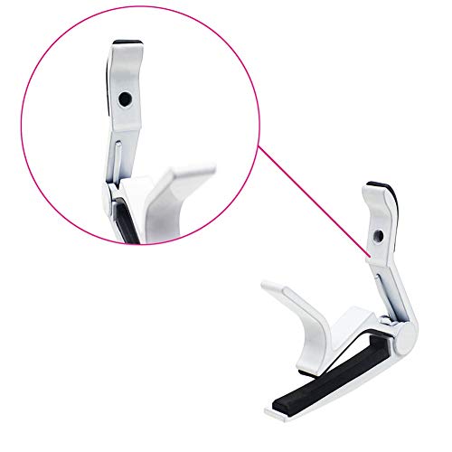 MULOUTSPO Accessoires de Guitare Capo Universels Clé de Serrage une Changement en Alliage D’Aluminium MéTal Acoustique… - Les Beatles, Paul McCartney, John Lennon, RIngo Starr, George Harrison MULOUTSPO Accessoires de Guitare Capo Universels Clé de Serrage une Changement en Alliage D'Aluminium MéTal Acoustique… – Image 6