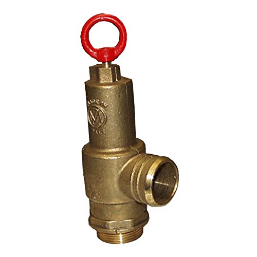Brass Pressure Relief Valve, 230 CFM, 1-1/2" Diameter, Fully Adjustable, Non-Code (1049-0000 MZ)
