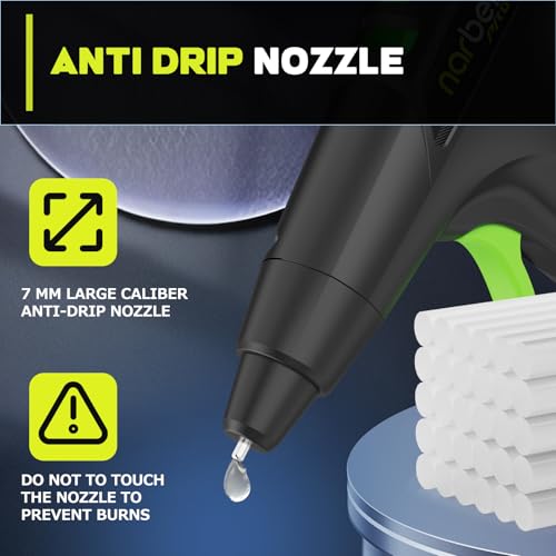 Cordless Hot Glue Gun Kit with 60 Sticks - Use Code HM6YTBYO - Image 3