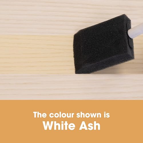 Furniture Clinic Wood Stain (White Ash) – Fast Drying, Highly Concentrated, and Easy-to-Apply Wood Stain for All Indoor & Outdoor Wood – Water Based & Non-Toxic – 250ml