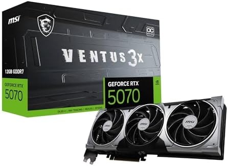 MSI GeForce RTX 5070 12G VENTUS 3X OC - Scheda Video GDDR7 Per Gaming E AI - Foto 13