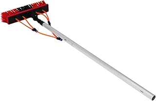 INTBUYING 8m Water Fed Pole for Window & Solar Panel Cleaning Tool with Brush & Squeegee