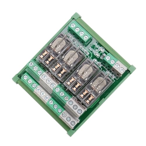 Módulo de relé de 4 canales 2NG2R con interruptor DPDT de 24V para control electrónico 4