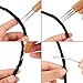 WILLBOND 5 Pieces Dreadlocks Crochet Hook Tool Includes 3 Dreadlocks Crochet 1 、2 、3 Hooks for Hair Dreads Braid Craft Weaving 2 Hair Locking Tool(0.75 Mm)(0.75 mm)