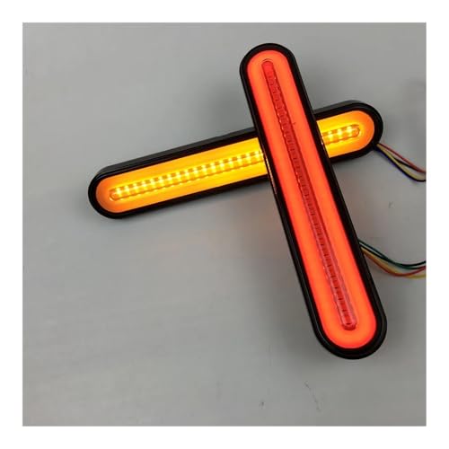 Clignotant de moto LED feu freinage complet kit d'éclairage tige verticale double