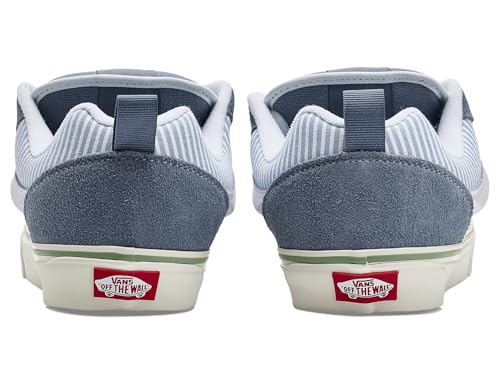 Image of Vans Unisex Knu Skool Sneaker, Stripes Glacial Slate, 10.5 US Men
