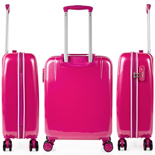 Miniatura 3 de Itaca - Maletas De Viaje - Maleta Cabina 55x40x20 - Maletas Viaje Cabina 4 Ruedas. Maleta De Cabina Ligera Y Resistente. Maletas Cabina Con Candado Combinacion 702650, Fucsia