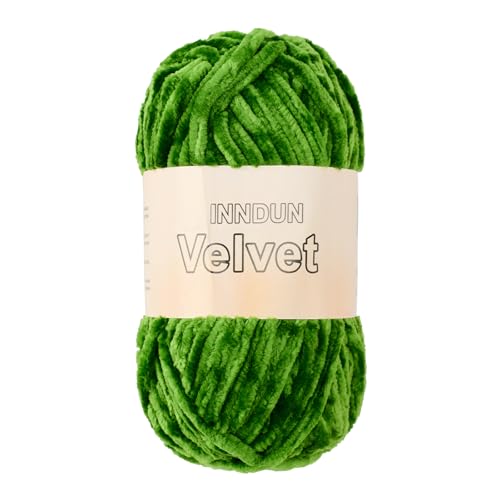 Image of Soft Velvet Chenille Yarn for Crocheting, Super Bulky Yarn for Blankets | Fluffy, plush yarn for crochet and knitting blankets, amigurumi, cushions and handmade gifts for cozy DIY projects.